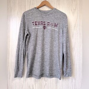 Texas A & M Collegiate Long Sleeve Athletic Shirt - Size L, EUC